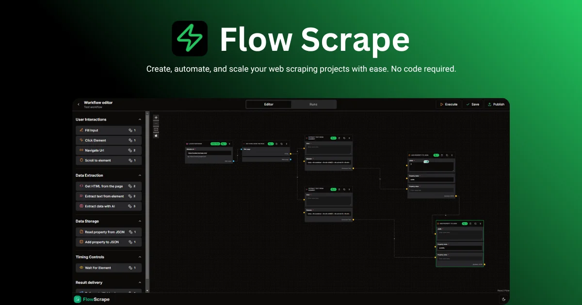 Flow Scrape
